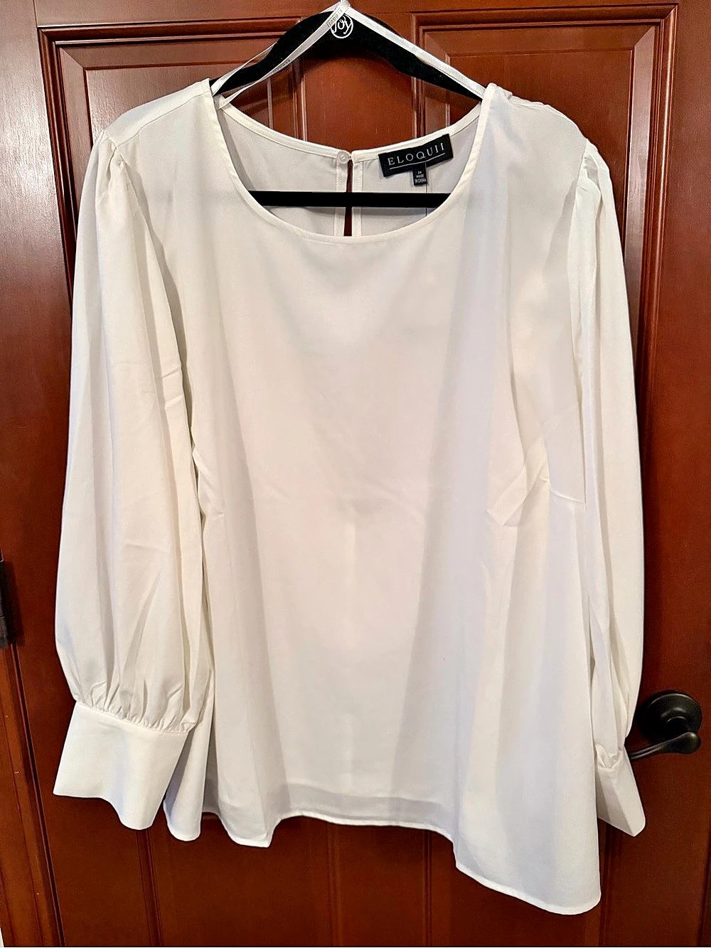 ELOQUII White Blouse Size 24 NWT